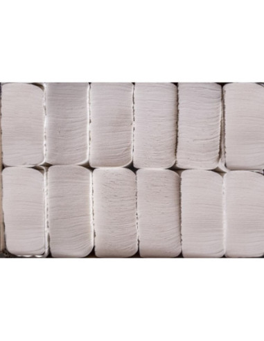 Set Dispenser prosop Z Limpio alb + 12 x prosoape Z 15x21cm