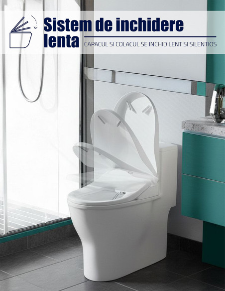 Capac wc smart Limpio WSB-1050RC electric cu functie bideu si telecomanda