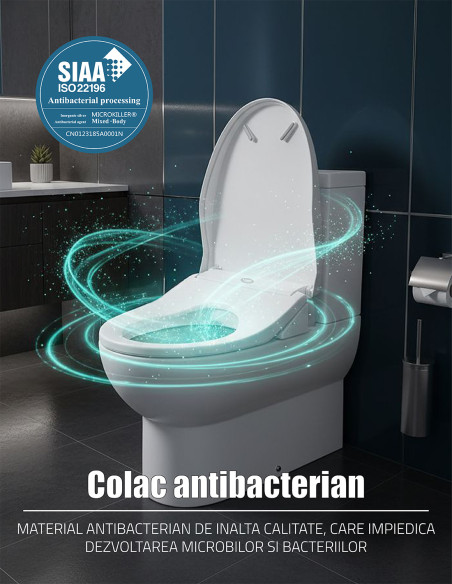 Capac wc smart Limpio WSB-1050RC electric cu functie bideu si telecomanda