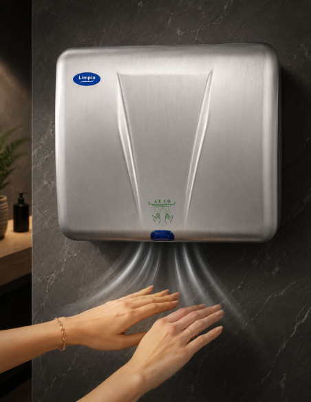 Uscator de maini Limpio HD 83 Inox Satinat