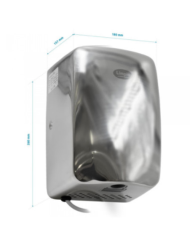 Uscator de maini Limpio HD 28SIA Inox