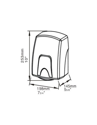 Uscator de maini  LImpio HD 150 Plastic