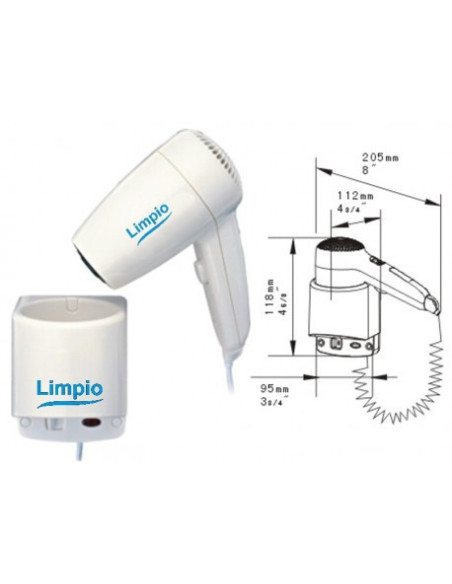 Uscator de par si corp Limpio HD 120-18A1