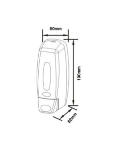 Dozator sapun Limpio SD 36 Plastic 2