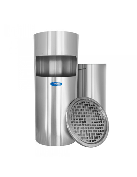 Cos scrumiera LImpio CSR-03 Inox Rotunda