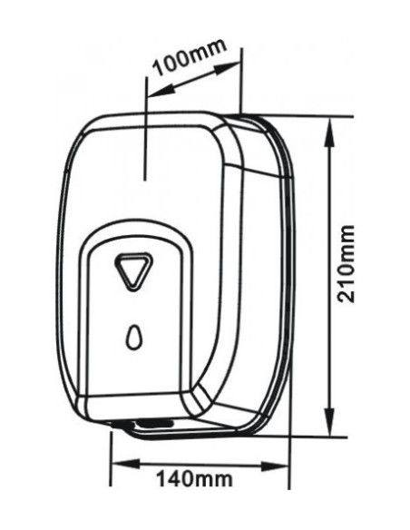 Dozator sapun cu senzor Limpio SD 120 Inox Lucios